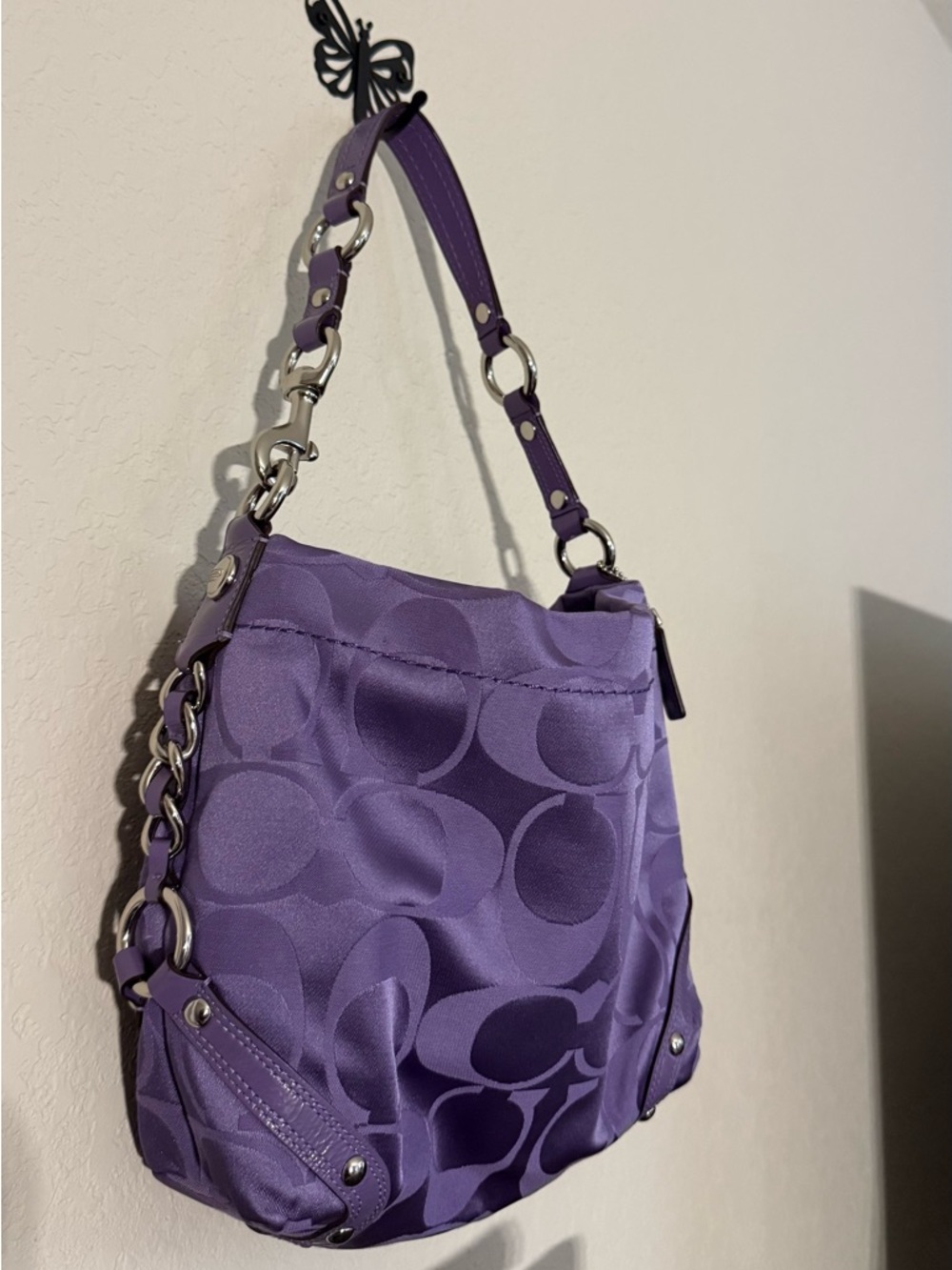 Coach Carly Lilac NWT